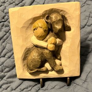 Original 2003 Willow Tree Hug Plaque